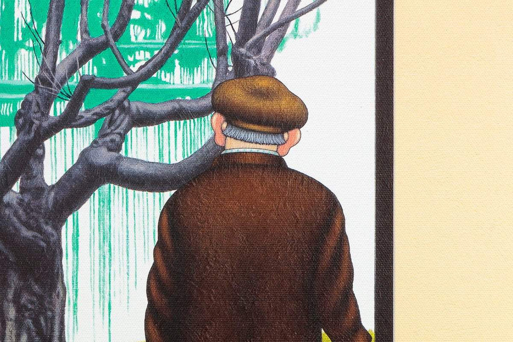 Pranksy - Green Tail - Edition by artist Chris Chapman - Wyecliffe Galleries