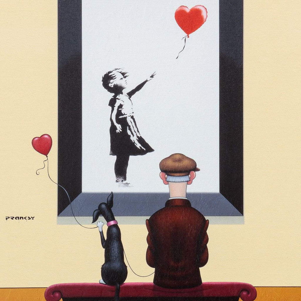 Pranksy - Two Hearts - Edition - SOLD by artist Chris Chapman - Wyecliffe Galleries