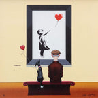 Pranksy - Two Hearts - Edition - SOLD by artist Chris Chapman - Wyecliffe Galleries