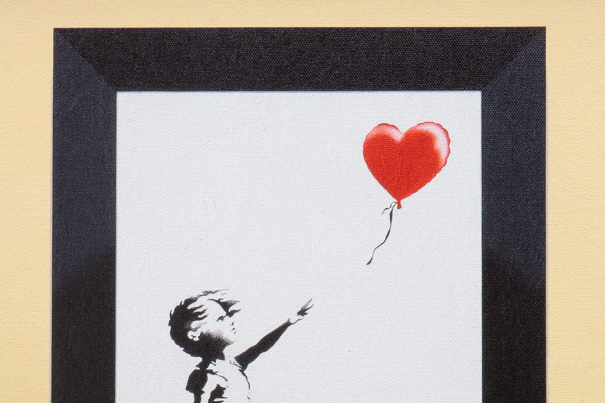 Pranksy - Two Hearts - Edition - SOLD by artist Chris Chapman - Wyecliffe Galleries