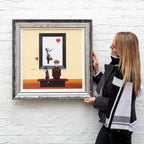 Pranksy - Two Hearts - Edition - SOLD by artist Chris Chapman - Wyecliffe Galleries