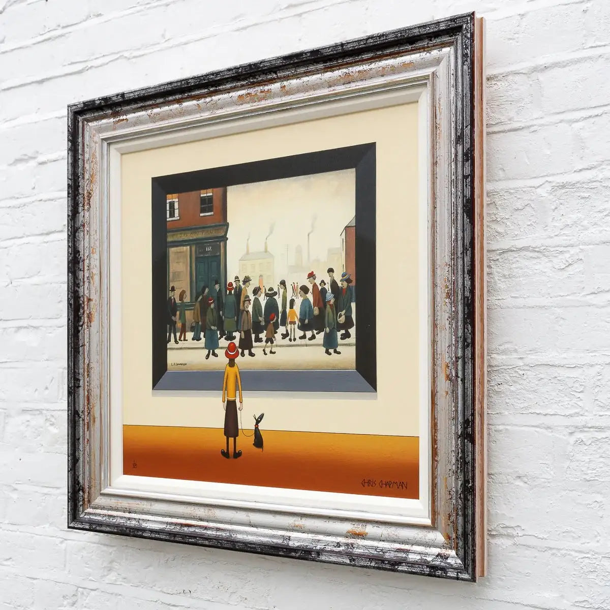 The Shoppers - Edition - SOLD by artist Chris Chapman - Wyecliffe Galleries