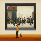 The Shoppers - Edition - SOLD by artist Chris Chapman - Wyecliffe Galleries