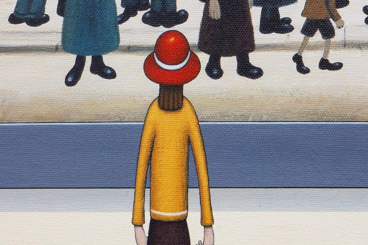 The Shoppers - Edition - SOLD by artist Chris Chapman - Wyecliffe Galleries