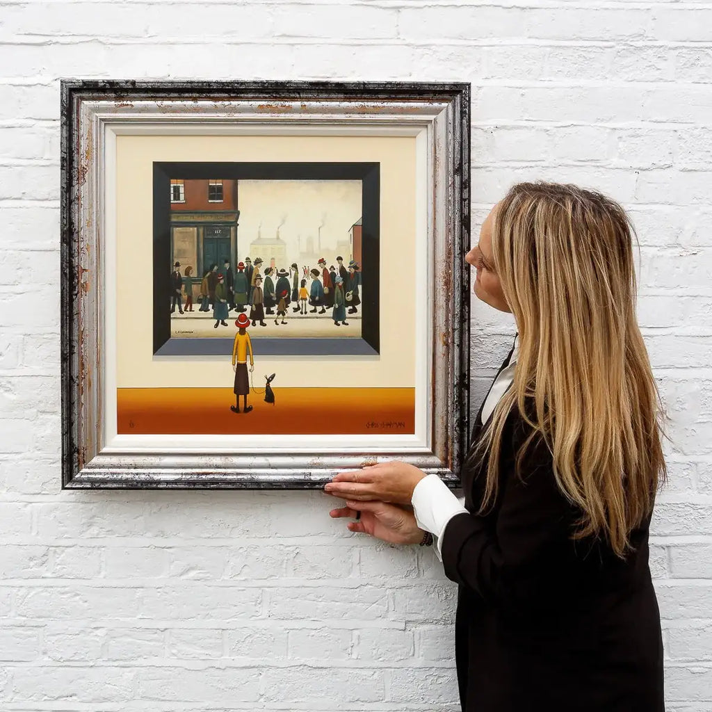 The Shoppers - Edition - SOLD by artist Chris Chapman - Wyecliffe Galleries