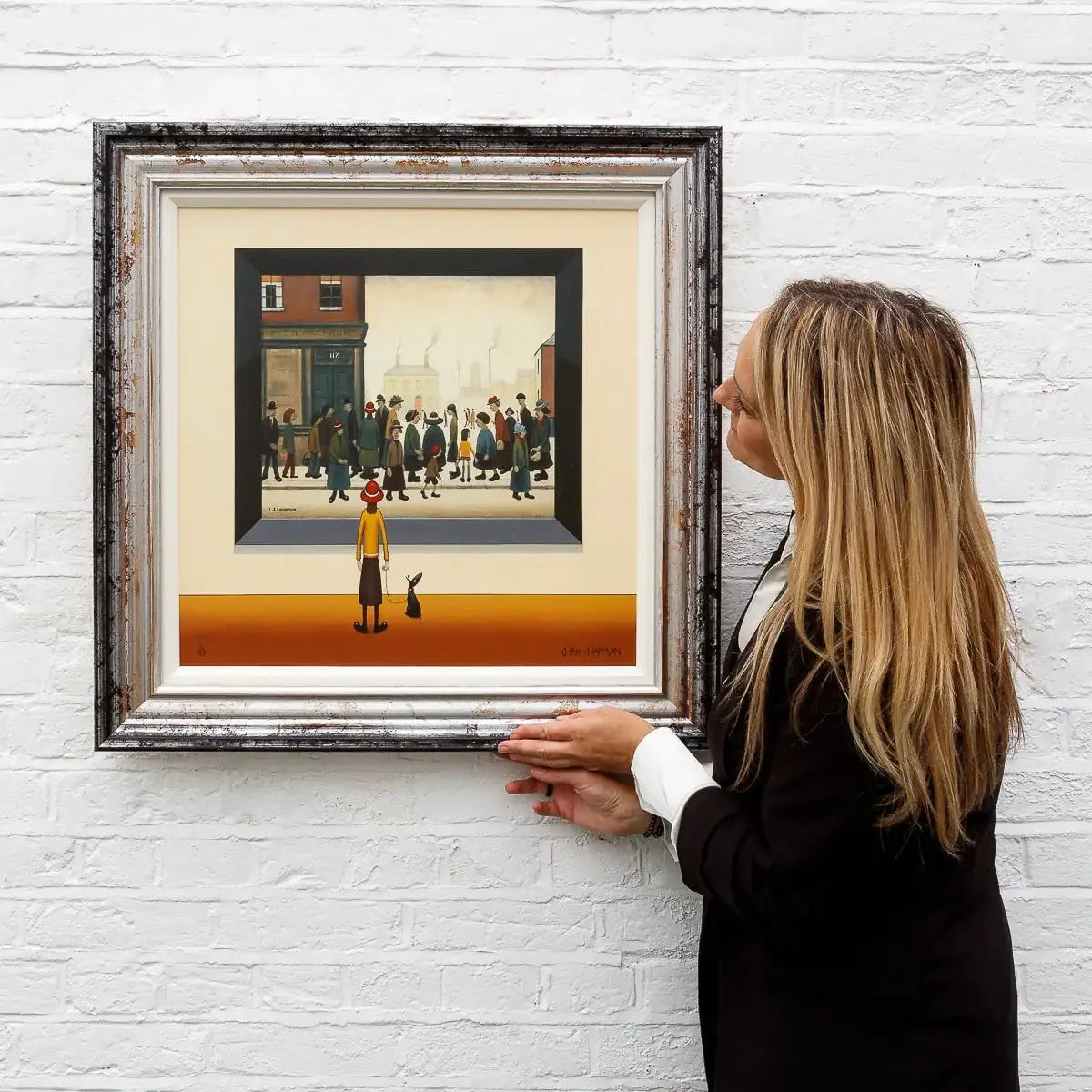 The Shoppers - Edition - SOLD by artist Chris Chapman - Wyecliffe Galleries