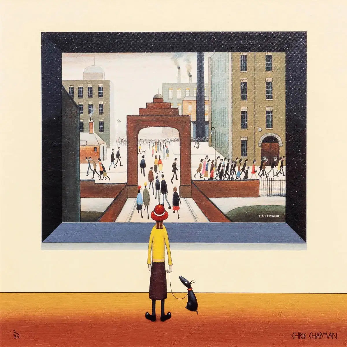 The Workers - Edition - SOLD by artist Chris Chapman - Wyecliffe Galleries