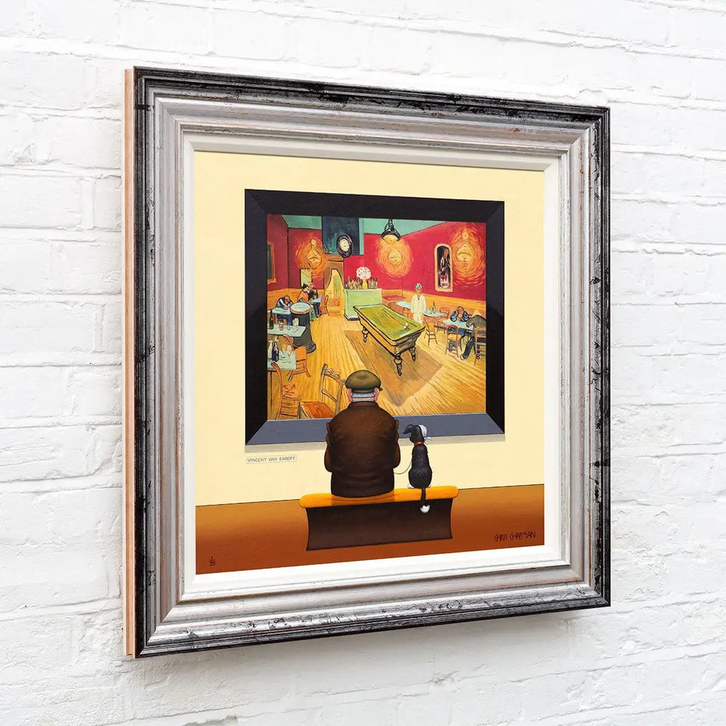 Billiards In The Bar - Edition by artist Chris Chapman - Wyecliffe Galleries