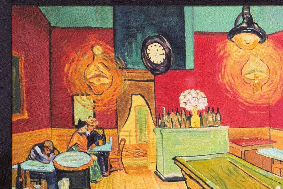 Billiards In The Bar - Edition by artist Chris Chapman - Wyecliffe Galleries