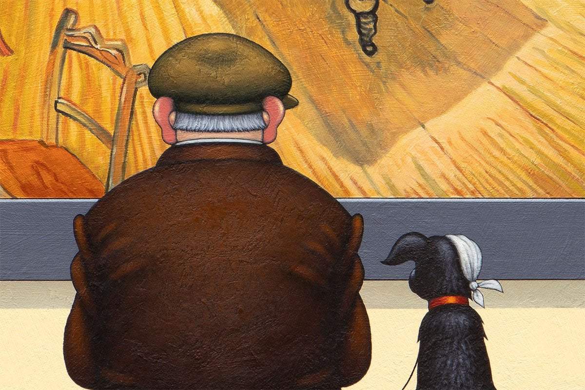Billiards In The Bar - Edition by artist Chris Chapman - Wyecliffe Galleries