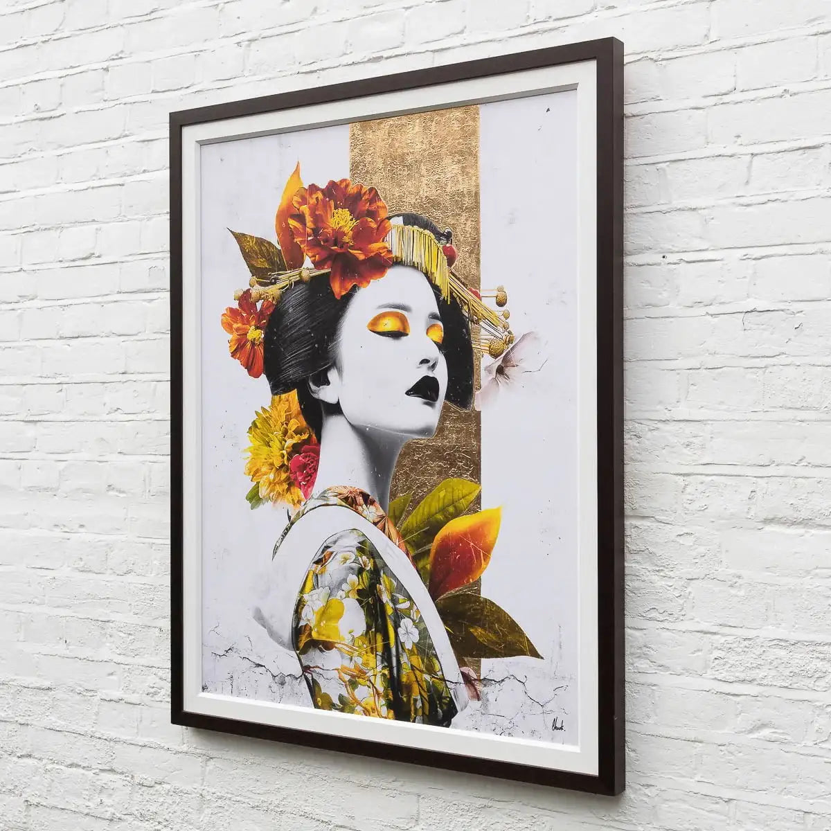 Benitsubaki - Original by artist Chuck - Wyecliffe Galleries