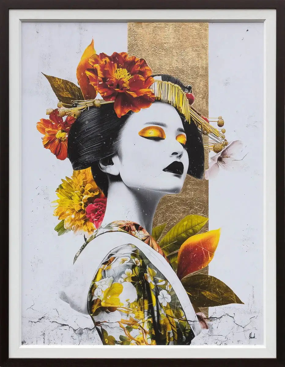 Benitsubaki - Original by artist Chuck - Wyecliffe Galleries