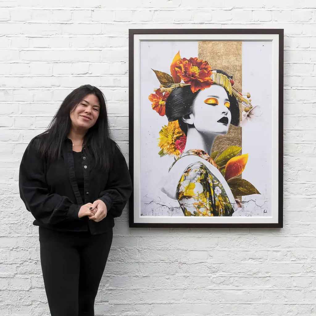 Benitsubaki - Original by artist Chuck - Wyecliffe Galleries