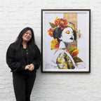 Benitsubaki - Original by artist Chuck - Wyecliffe Galleries