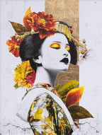 Benitsubaki - Original by artist Chuck - Wyecliffe Galleries