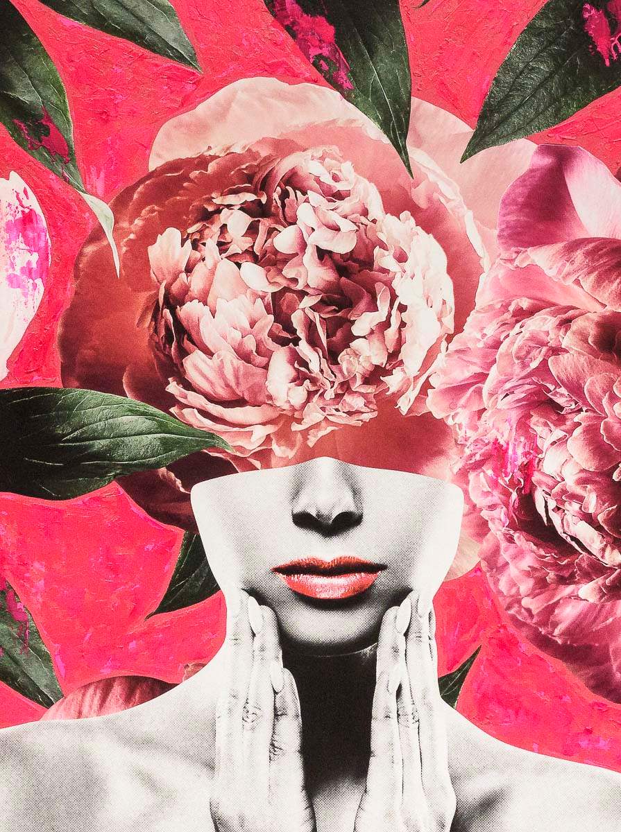 Bubblegum Pink - Original by artist Chuck - Wyecliffe Galleries