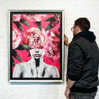 Bubblegum Pink - Original by artist Chuck - Wyecliffe Galleries