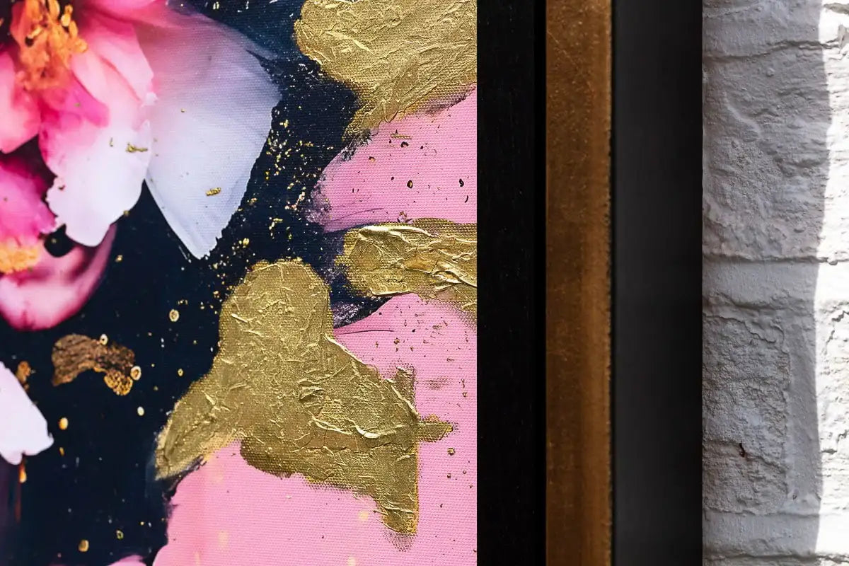 Dahlias Delight - Original - SOLD by artist Chuck - Wyecliffe Galleries