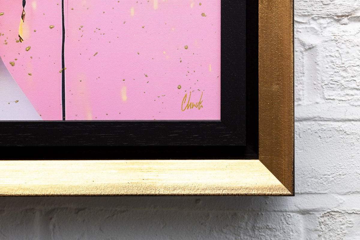 Dahlias Delight - Original - SOLD by artist Chuck - Wyecliffe Galleries