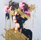 Evangeline's Vibrance - Original - SOLD by artist Chuck - Wyecliffe Galleries