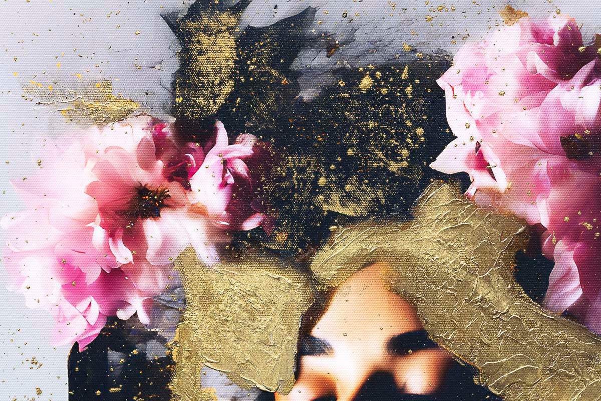 Evangeline's Vibrance - Original - SOLD by artist Chuck - Wyecliffe Galleries