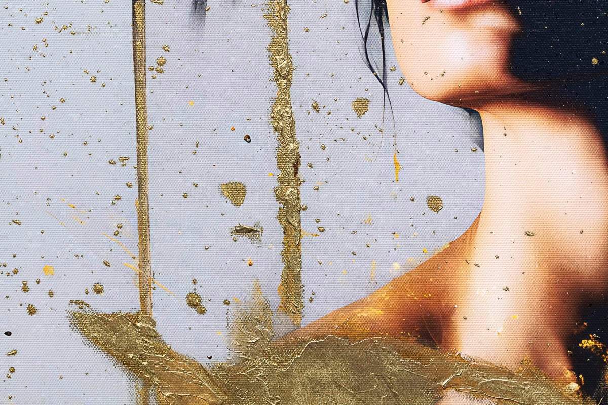 Evangeline's Vibrance - Original - SOLD by artist Chuck - Wyecliffe Galleries