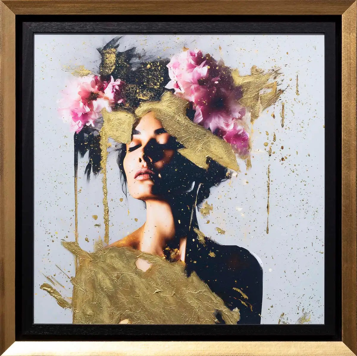 Evangeline's Vibrance - Original - SOLD by artist Chuck - Wyecliffe Galleries