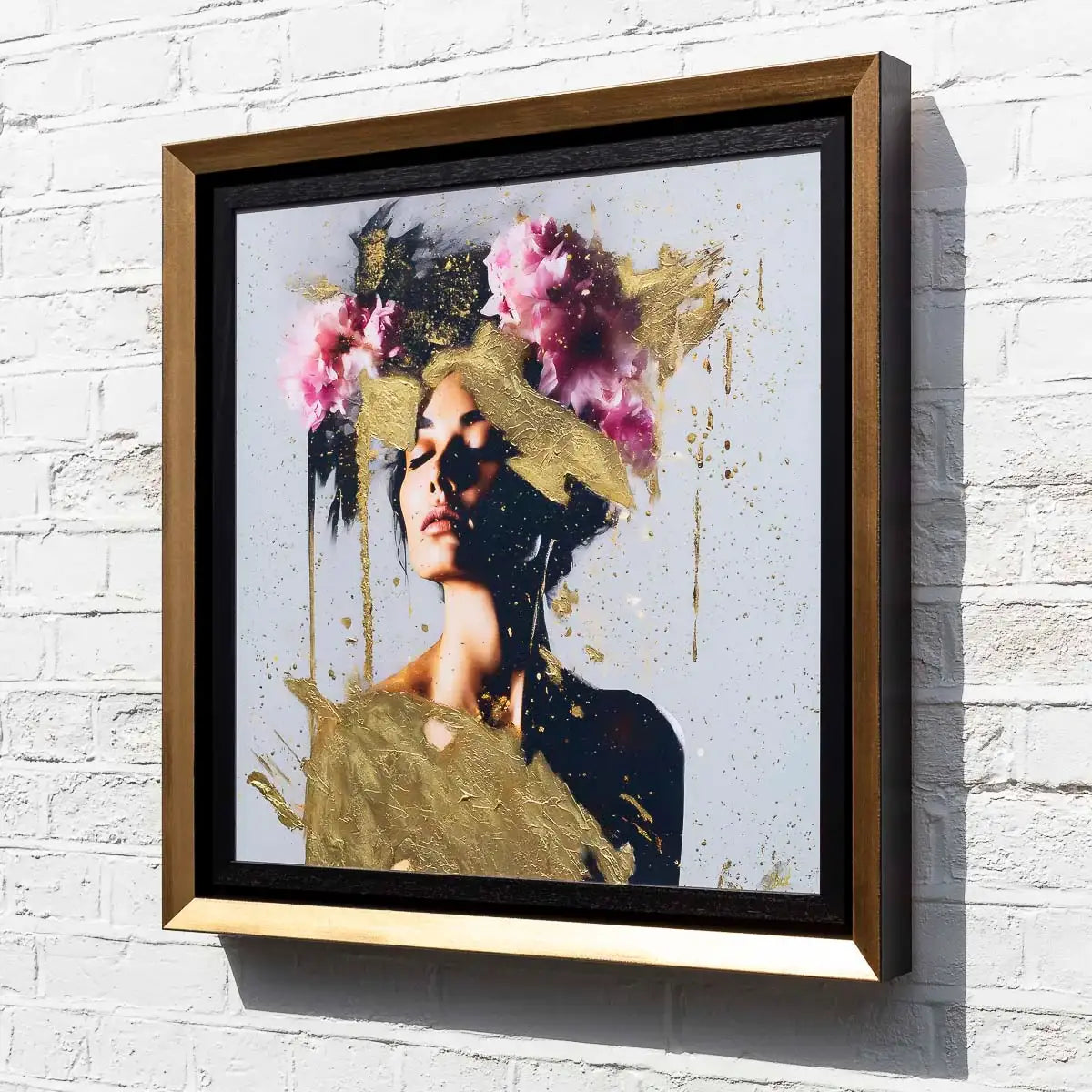 Evangeline's Vibrance - Original - SOLD by artist Chuck - Wyecliffe Galleries