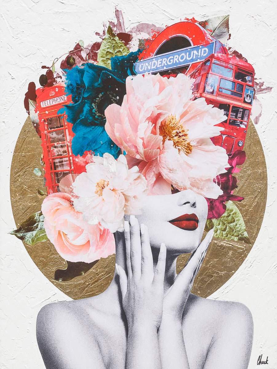 London's Calling - Original - SOLD by artist Chuck - Wyecliffe Galleries