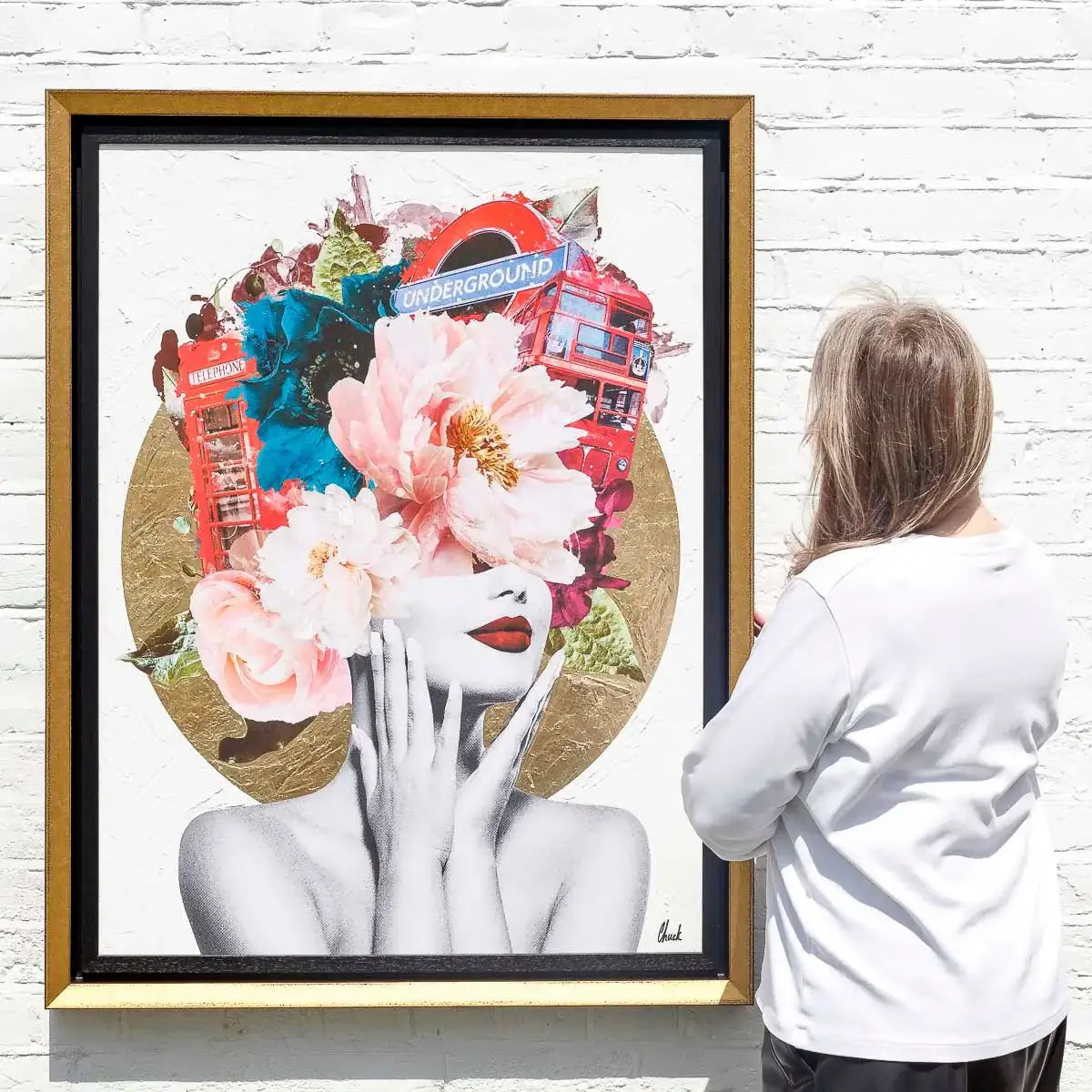 London's Calling - Original - SOLD by artist Chuck - Wyecliffe Galleries