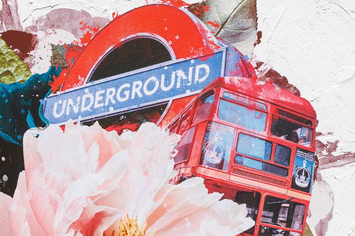 London's Calling - Original - SOLD by artist Chuck - Wyecliffe Galleries