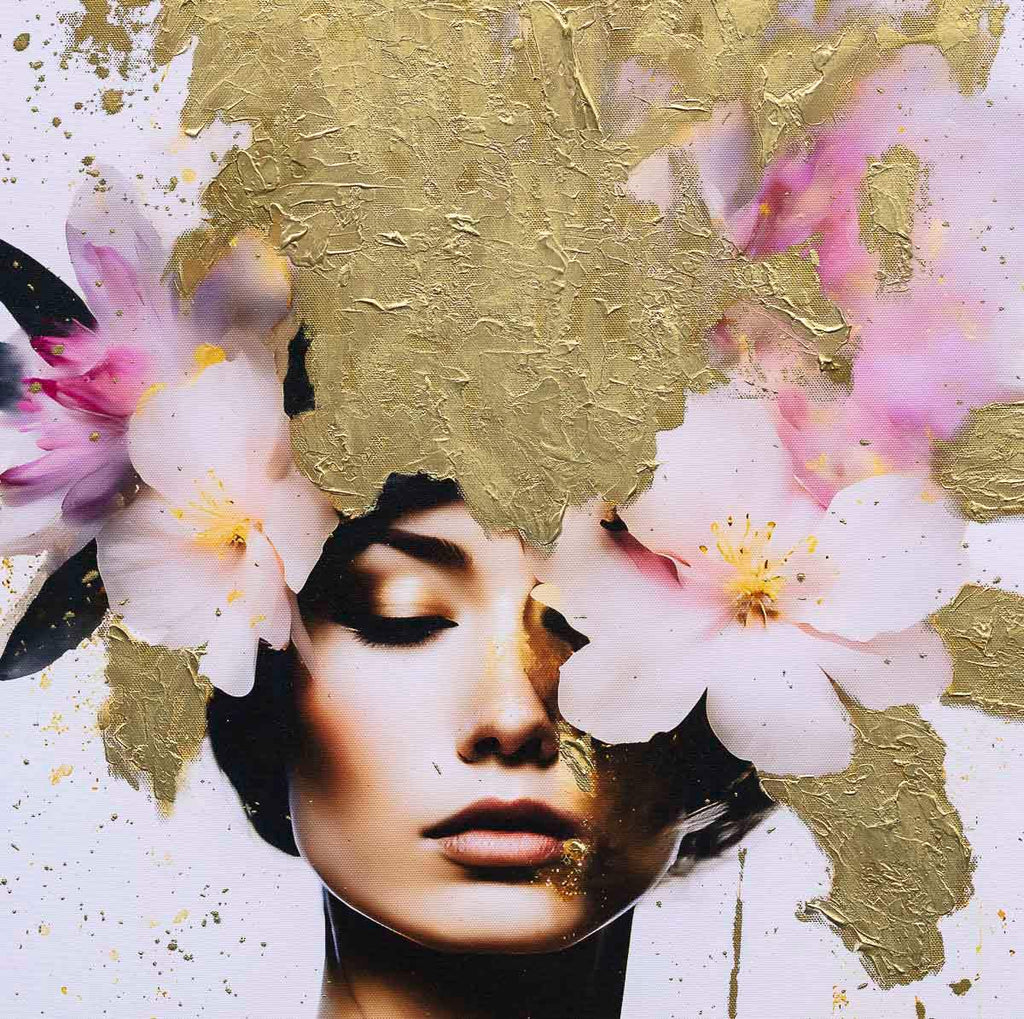 Mauve's Melody - Original - SOLD by artist Chuck - Wyecliffe Galleries