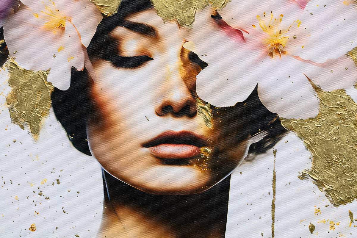 Mauve's Melody - Original - SOLD by artist Chuck - Wyecliffe Galleries