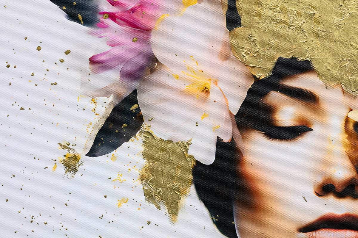 Mauve's Melody - Original - SOLD by artist Chuck - Wyecliffe Galleries