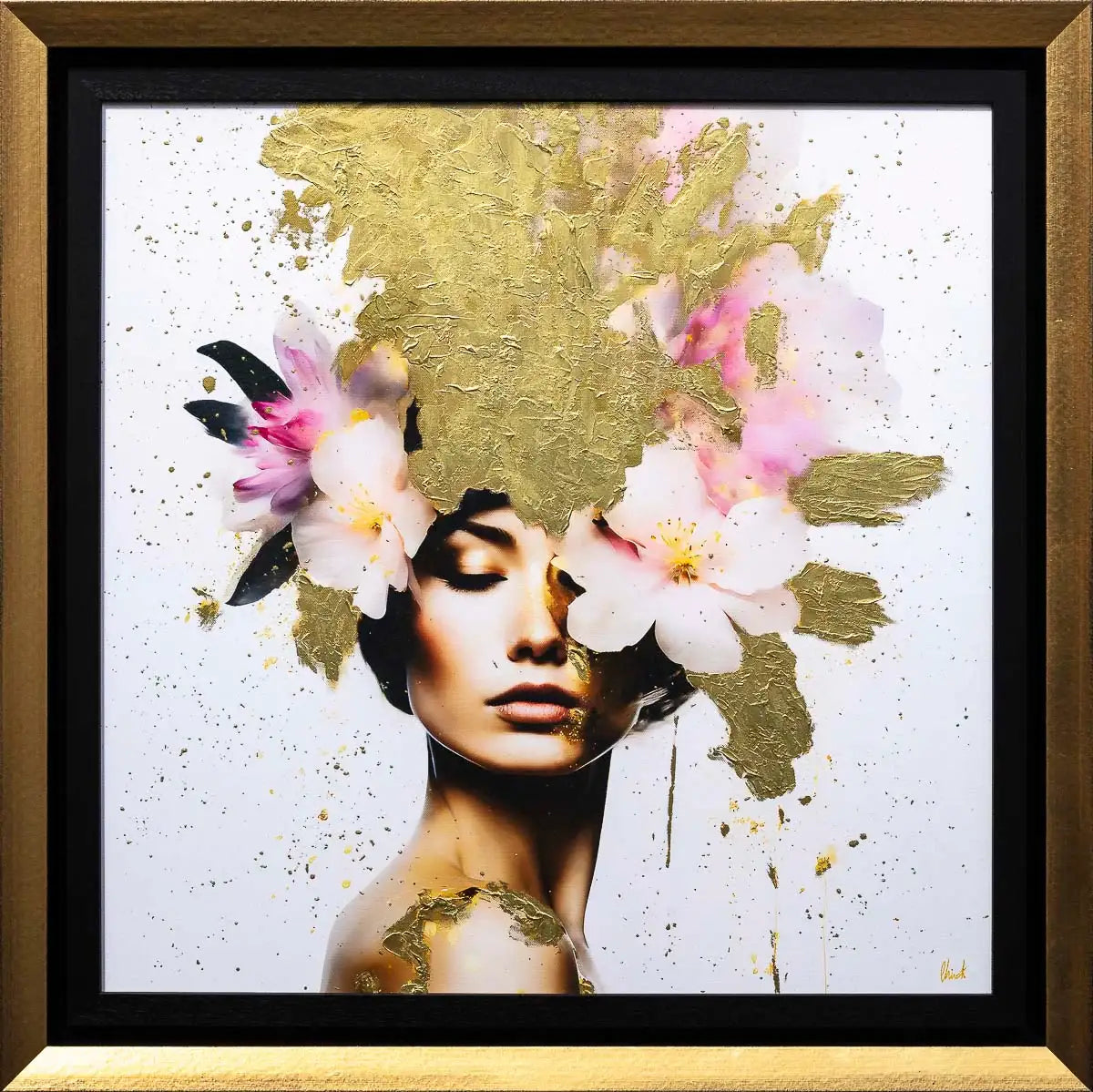 Mauve's Melody - Original - SOLD by artist Chuck - Wyecliffe Galleries