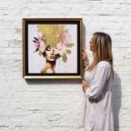 Mauve's Melody - Original - SOLD by artist Chuck - Wyecliffe Galleries