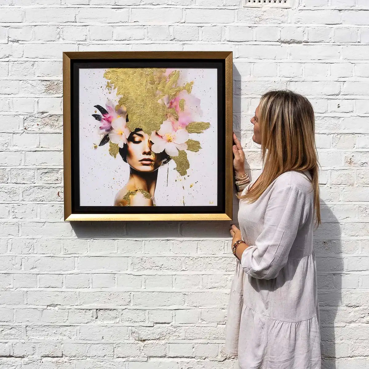 Mauve's Melody - Original - SOLD by artist Chuck - Wyecliffe Galleries