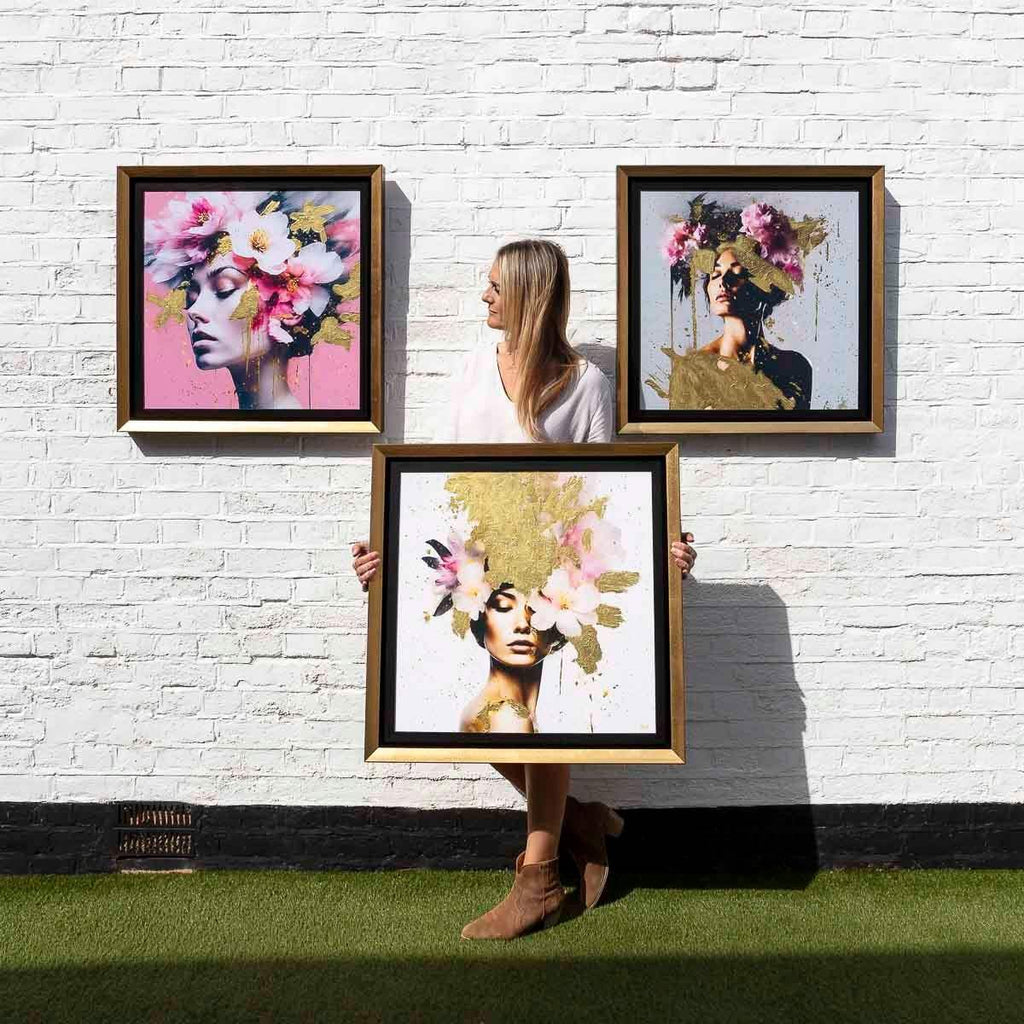 Mauve's Melody - Original - SOLD by artist Chuck - Wyecliffe Galleries