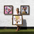 Mauve's Melody - Original - SOLD by artist Chuck - Wyecliffe Galleries