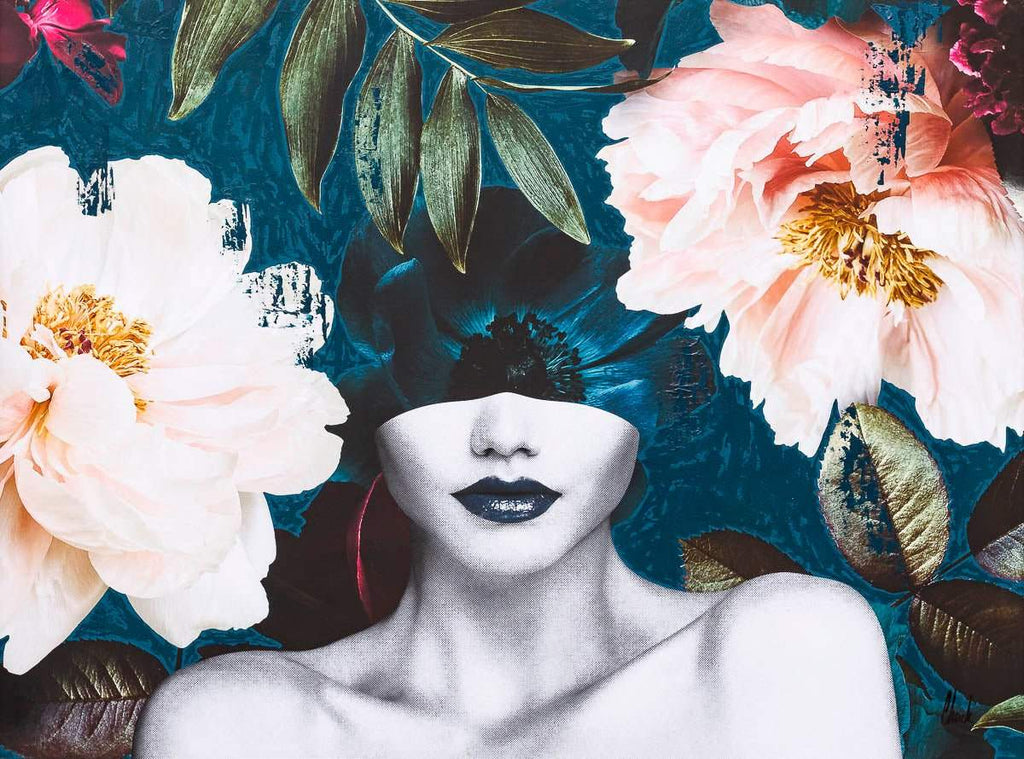 Olympic Blue - Original - SOLD by artist Chuck - Wyecliffe Galleries