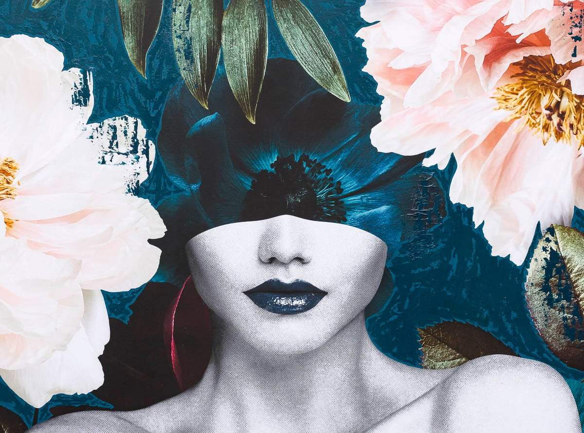 Olympic Blue - Original - SOLD by artist Chuck - Wyecliffe Galleries