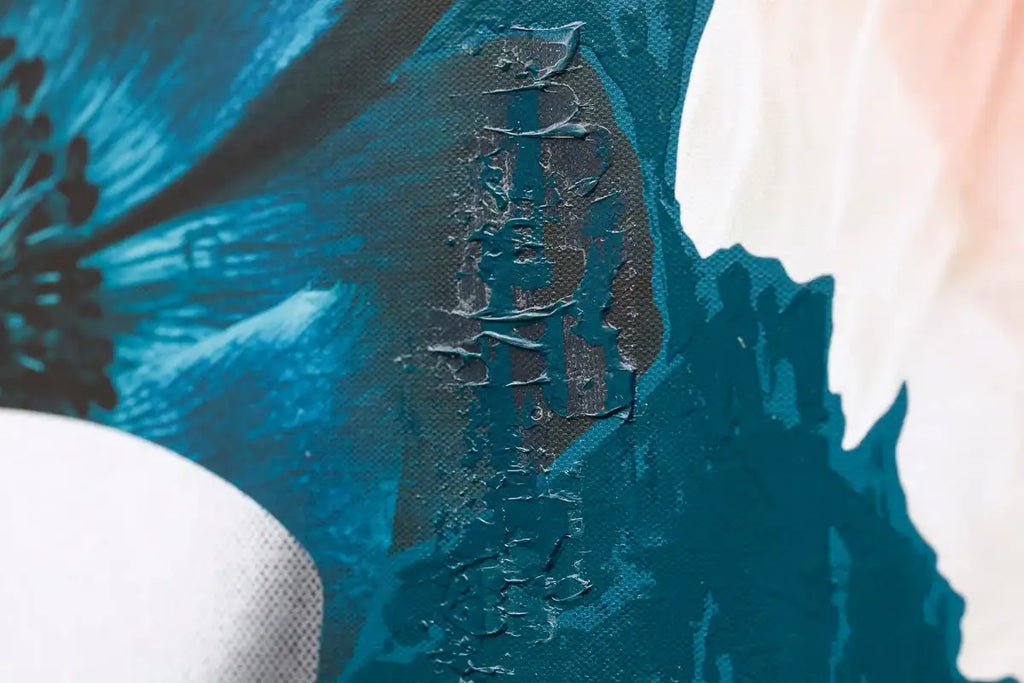 Olympic Blue - Original - SOLD by artist Chuck - Wyecliffe Galleries