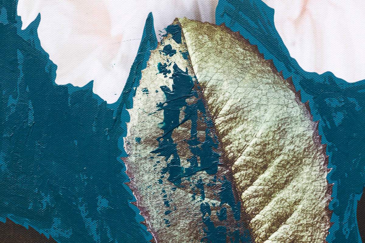 Olympic Blue - Original - SOLD by artist Chuck - Wyecliffe Galleries