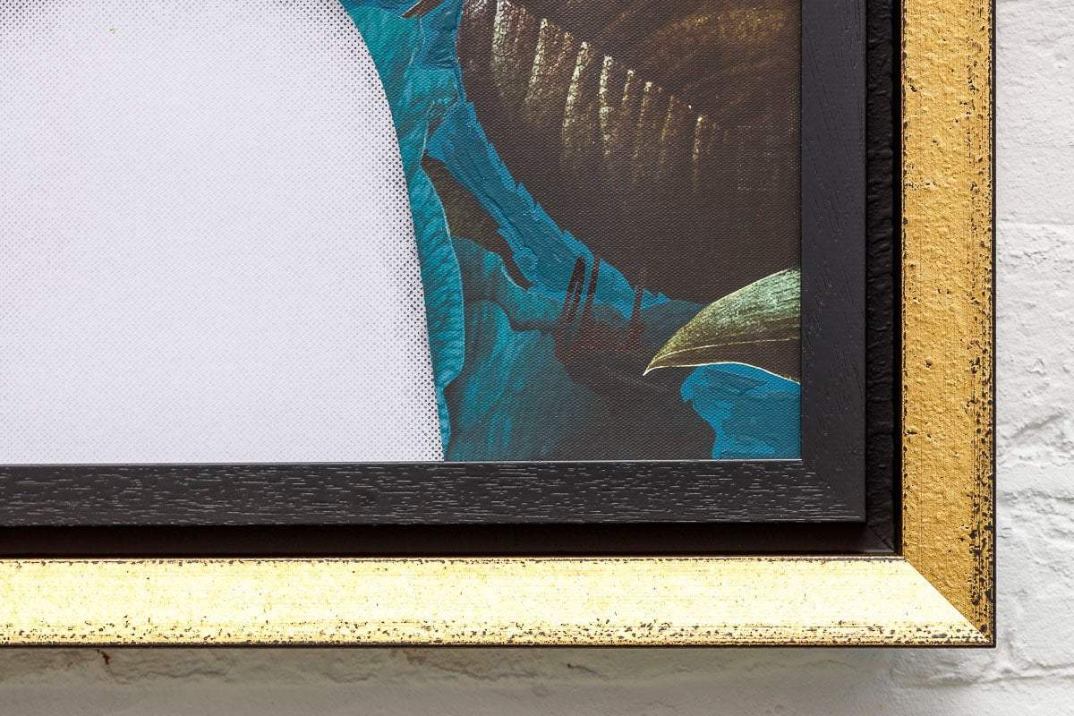 Olympic Blue - Original - SOLD by artist Chuck - Wyecliffe Galleries