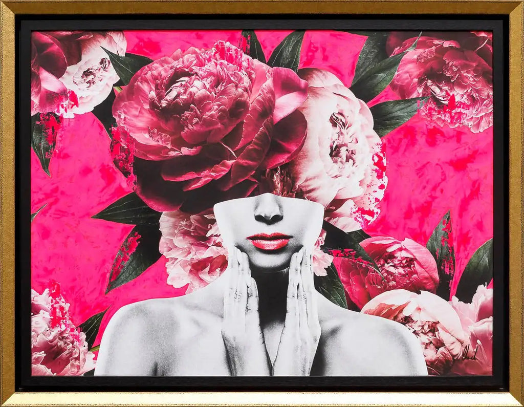 Shocking Pink - Original - SOLD by artist Chuck - Wyecliffe Galleries