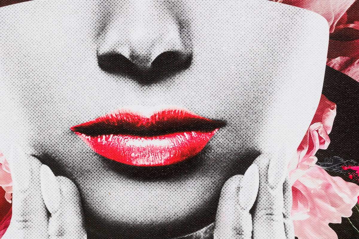 Shocking Pink - Original - SOLD by artist Chuck - Wyecliffe Galleries