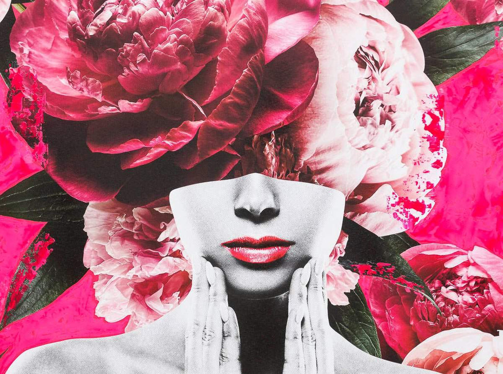 Shocking Pink - Original - SOLD by artist Chuck - Wyecliffe Galleries