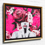 Shocking Pink - Original - SOLD by artist Chuck - Wyecliffe Galleries