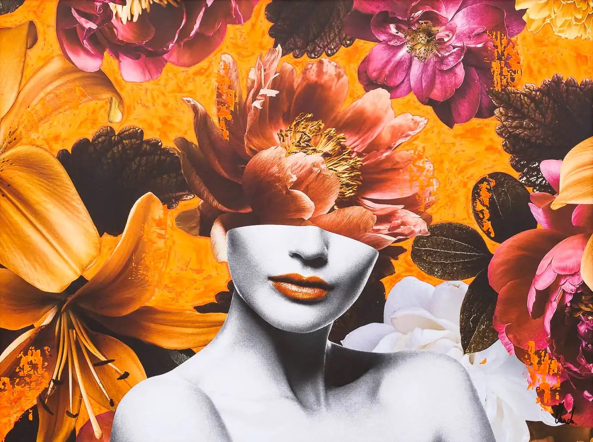 Tangerine Dreams - Original - SOLD by artist Chuck - Wyecliffe Galleries