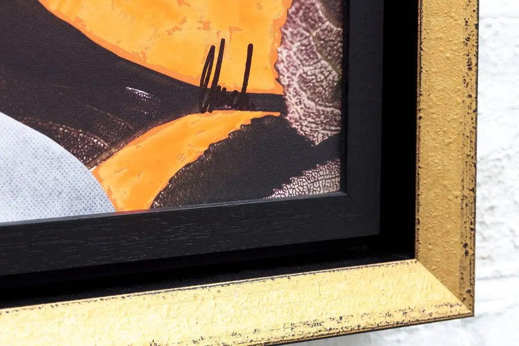 Tango Orange - Original by artist Chuck - Wyecliffe Galleries